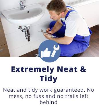 Extremely Neat and Tidy: Neat and tidy work guaranteed. No mess, no fuss and no trails left behind